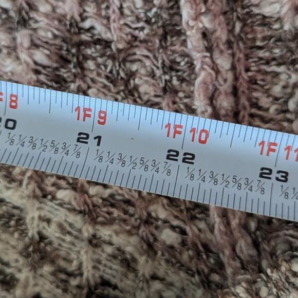 Joie Aztec Pattern Open Cardigan Duster ~ Pink Cream Beige Small cozy - Picture 7 of 8